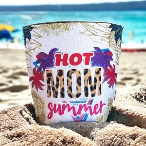Hot Mom Summer 12oz Can Koozie